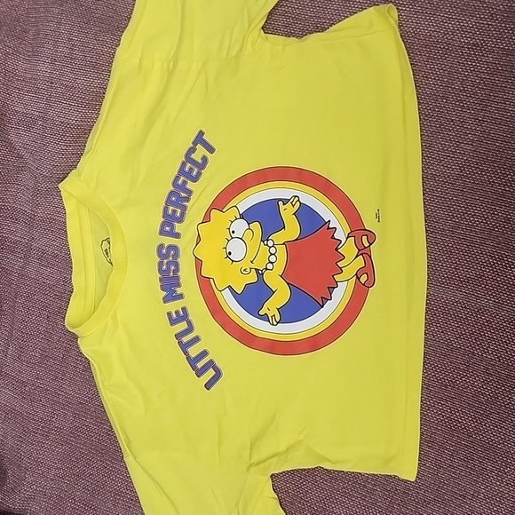 The Simpsons - Little Miss Perfect - Women's‎ Cropped Top - Size XS - Picture 1 of 12